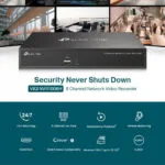TP-LINK NVR1008H v2 Καταγραφικό NVR 8 Καναλιών