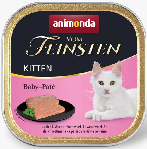 20231201101031_animonda_vom_feinsten_ygri_trofi_gia_gata_me_poulerika_100gr Animonda Vom Feinsten Υγρή Τροφή για Ανήλικες Γάτες σε Ταψάκι με Πουλερικά χωρίς Σιτηρά 100gr - Image 1
