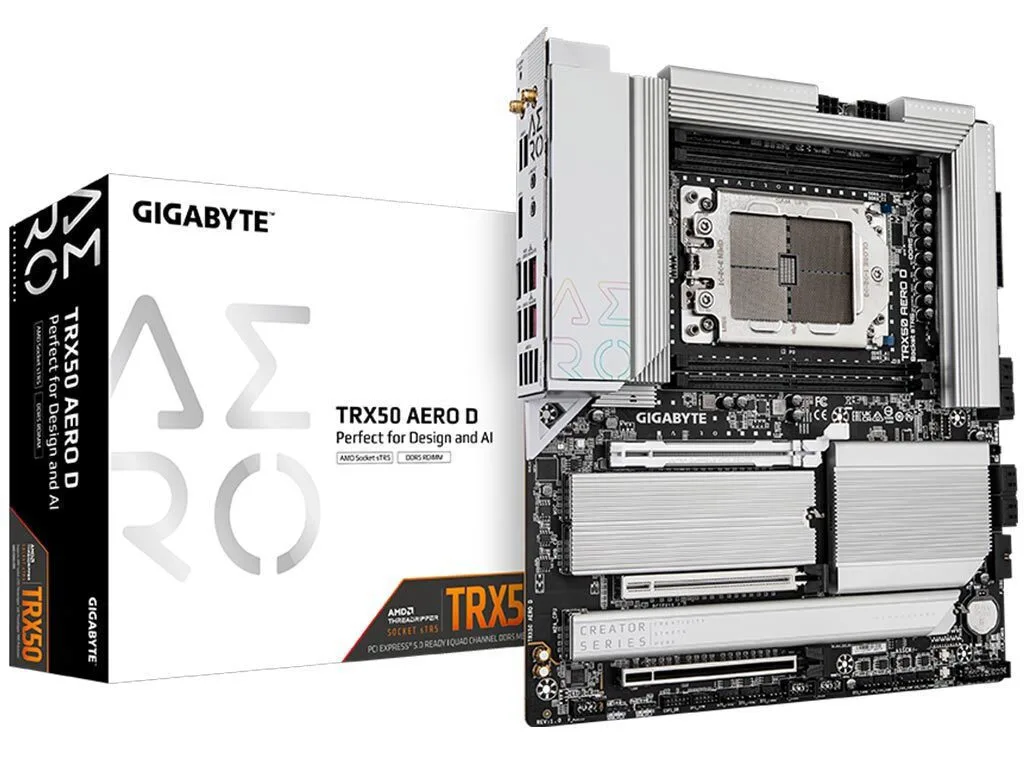 Gigabyte TRX50 Aero D Wi-Fi Motherboard Extended ATX με AMD sTR5 Socket - Image 1