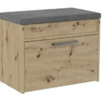 Ξύλινη Παπουτσοθήκη Parma Mini με 1 Ράφι 60x35x49cm