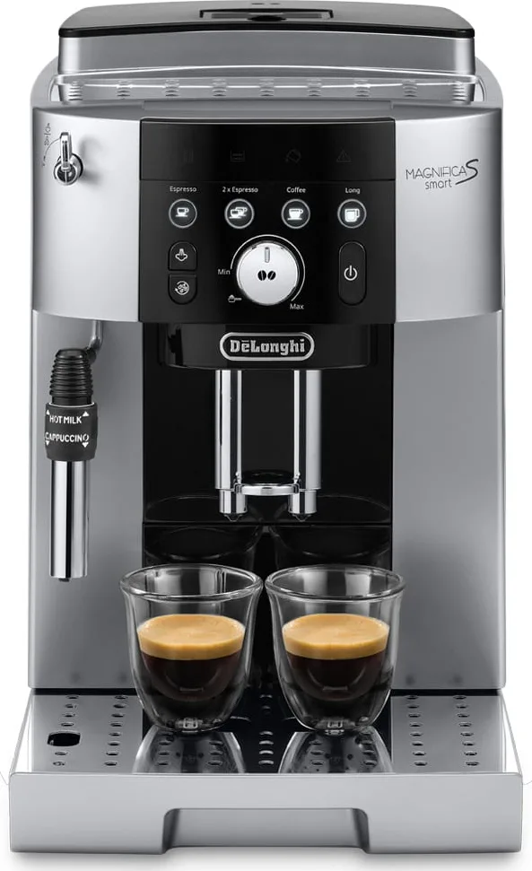 De'Longhi Magnifica S Smart Αυτόματη Μηχανή Espresso 1450W Πίεσης 15bar με Μύλο Άλεσης Ασημί - Image 1