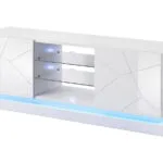 Qiu 200 Λευκό Μ160xΠ42xΥ57cm