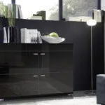 Μπουφές Logo Ii Night Ξύλινος με Συρτάρια Black 120x42x78cm