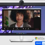 Dell P2424HEB Video Conferencing IPS Monitor 23.8" FHD 1920x1080 με Χρόνο Απόκρισης 8ms GTG