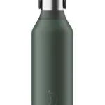 Chilly's Series 2 Μπουκάλι Θερμός Ανοξείδωτο BPA Free 500ml Pine Green με Λαβή 22014
