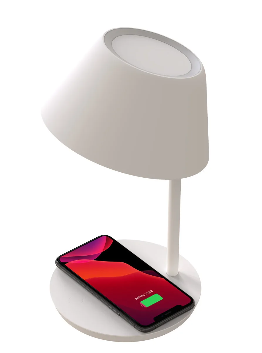 20231215092750_yeelight_metalliko_portatif_led_me_leyko_kapelo_kai_vasi Yeelight Μεταλλικό Πορτατίφ LED με Λευκό Καπέλο και Βάση YLCT03YL - Image 1