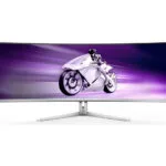Philips Evnia 49M2C8900 Ultrawide QD-OLED HDR Curved Gaming Monitor 48.9" 5120x1440 240Hz με Χρόνο Απόκρισης 0.03ms GTG