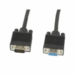Lanberg Cable VGA male - VGA female Μαύρο 1.8m (CA-VGAC-10CC-0018-B+)