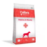 Calibra Vet Dog Diabetes & Obesity 2kg Ξηρά Τροφή Σκύλων Διαίτης, χωρίς Γλουτένη με Κοτόπουλο, Γαλοπούλα, Μήλο, Σολομό, Συκώτι και Τόνο