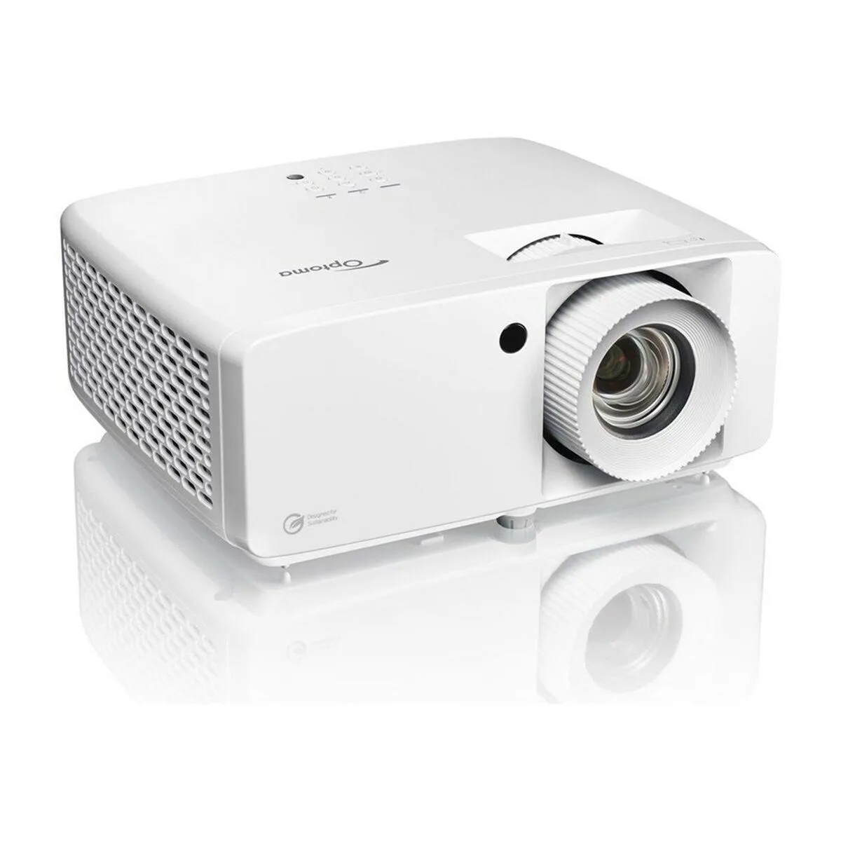 20231228151357_optoma_uhz66_3d_projector_4k_ultra_hd_lampas_laser_me_ensomatomena_icheia_leykos Optoma UHZ66 E9PD7LD01EZ2 3D Projector DLP 4K Ultra HD Laser με Ενσωματωμένα Ηχεία - Image 1