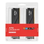 Adata Lancer RGB DDR5 32GB RAM με 2x16GB Modules και Ταχύτητα 6000 για Desktop AX5U6000C3016G-DTLABRBK