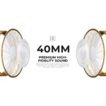Havit H633BT Ασύρματα / Ενσύρματα Over Ear Ακουστικά με 22 ώρες Λειτουργίας Μπεζ