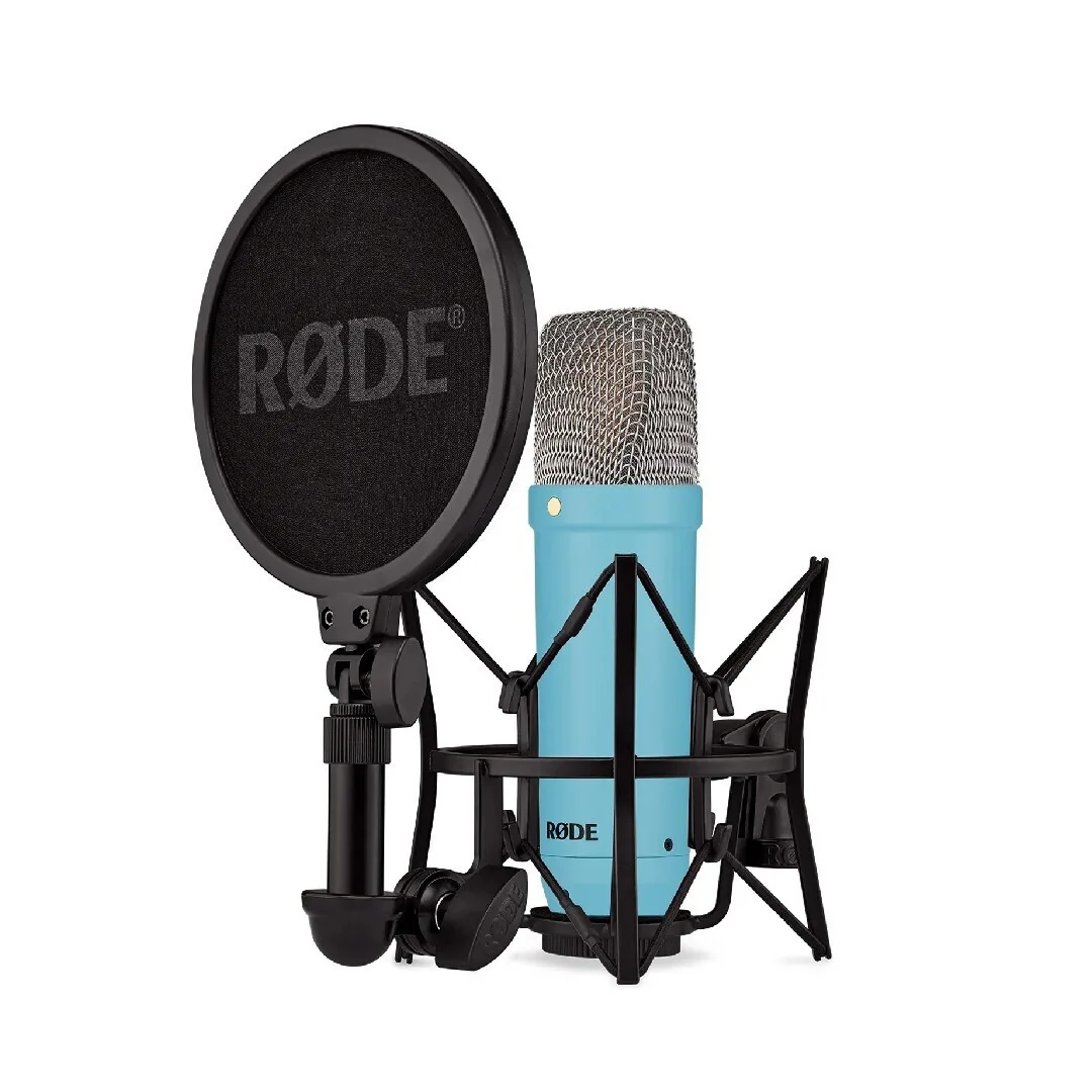Rode NT-1 Signature Series Πυκνωτικό Μικρόφωνο Shock Mounted για Φωνητικά σε Μπλε Χρώμα - Image 1