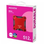 Adata SD620 USB 3.2 Εξωτερικός SSD 512GB 2.5" Κόκκινο