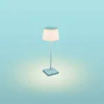 Century Πορτατίφ LED με Τιρκουάζ Καπέλο και Βάση MRGTU-043830