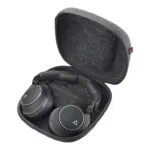 Poly Voyager Surround 80 UC Ασύρματα / Ενσύρματα Over Ear Ακουστικά με 24 ώρες Λειτουργίας Μαύρα
