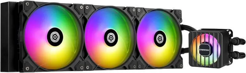 Enermax LIQMAXFLO Υδρόψυξη Επεξεργαστή Τριπλού Ανεμιστήρα 140mm για Socket AM4/AM5/1700/1200/115x με ARGB Φωτισμό - Image 1