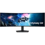 Samsung Odyssey G9 G95C Ultrawide VA HDR Curved Gaming Monitor 49" 5120x1440 240Hz με Χρόνο Απόκρισης 1ms GTG