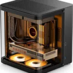 Jonsbo TK-1 2.0 Gaming Mini Tower Κουτί Υπολογιστή με Πλαϊνό Παράθυρο Μαύρο