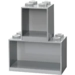 Παιδικό Ράφι Τοίχου Γκρι 21.1x21.1x31.8εκ. 41171740