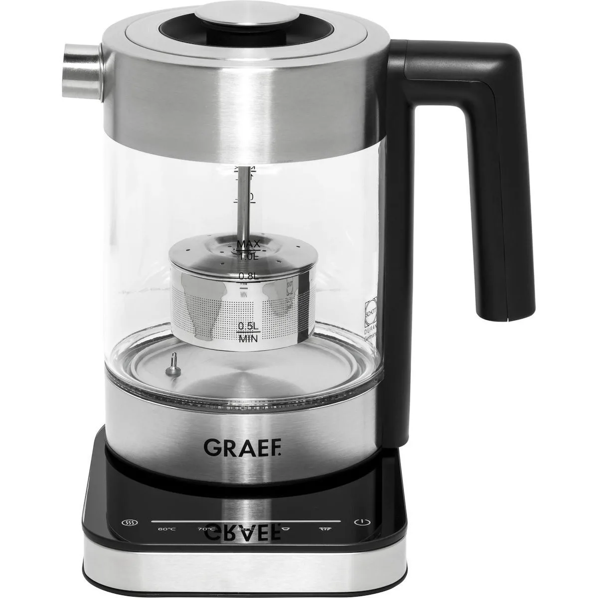 20240108151209_graef_wk_350_vrastiras_1lt_2000w_asimi Graef Βραστήρας 1lt 2000W Ασημί WK 350 - Image 1
