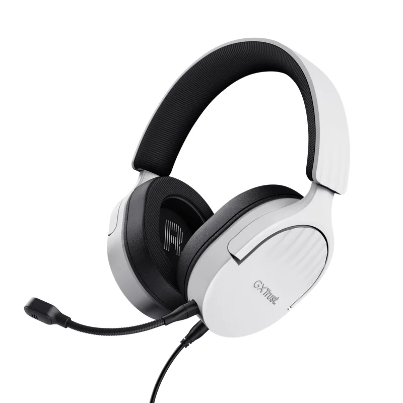 Trust GXT 489 Fayzo Over Ear Gaming Headset με σύνδεση 2x3.5mm Λευκό - Image 1