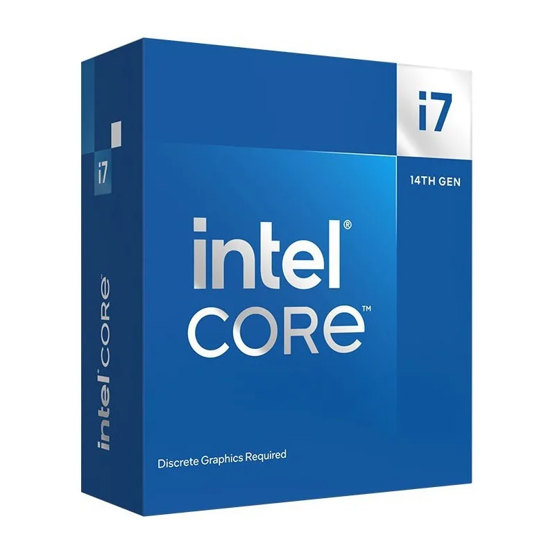Intel Core i7-14700F 2.1GHz Επεξεργαστής 20 Πυρήνων για Socket 1700 σε Κουτί με Ψύκτρα - Image 1