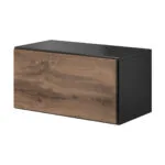 Ντουλάπι Τοίχου Roco Ro3 Antracite/Wotan Oak 75x37x39εκ.