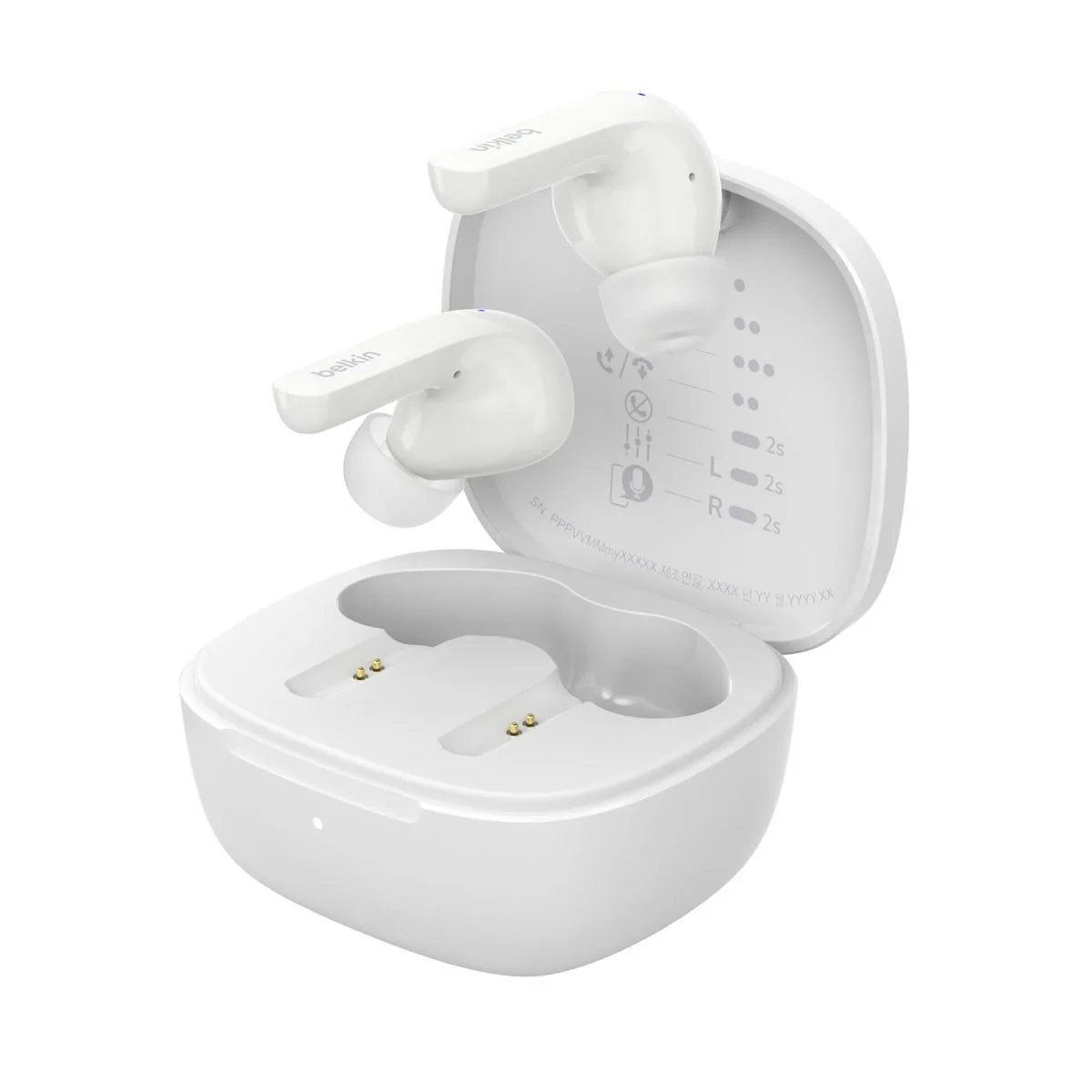 20240111111832_393e5232 Belkin SoundForm Motion In-ear Bluetooth Handsfree Ακουστικά με Αντοχή στον Ιδρώτα και Θήκη Φόρτισης Λευκά - Image 1
