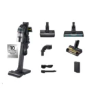 Samsung Jet 95 Complete Επαναφορτιζόμενη Σκούπα 2 σε 1 Stick & Χειρός 25.2V Μαύρη