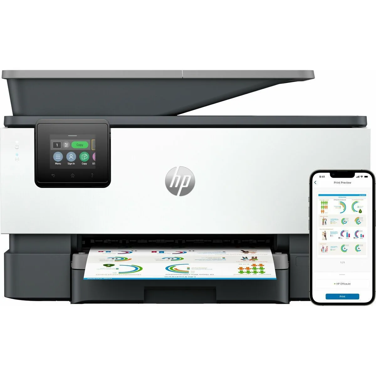 HP PRO 9120B Έγχρωμο Πολυμηχάνημα Inkjet με WiFi και Mobile Print - Image 1