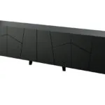 Έπιπλο Τηλεόρασης Μαύρο Ματ Μ200xΠ42xΥ52cm RTV200