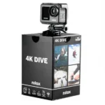 Nilox Action Cam 4K Dive 128GB Action Camera 4K Ultra HD Υποβρύχια με Οθόνη Αφής 2" και Wi-Fi Μαύρη