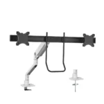 Neomounts Βάση Γραφείου για 2 Οθόνες έως 27" Λευκή (DS75S-950WH2)