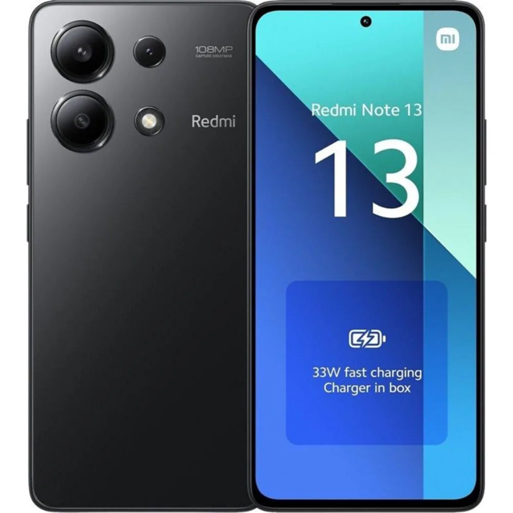Xiaomi Redmi Note 13 4G Dual SIM (6/128GB) Midnight Black - Image 1