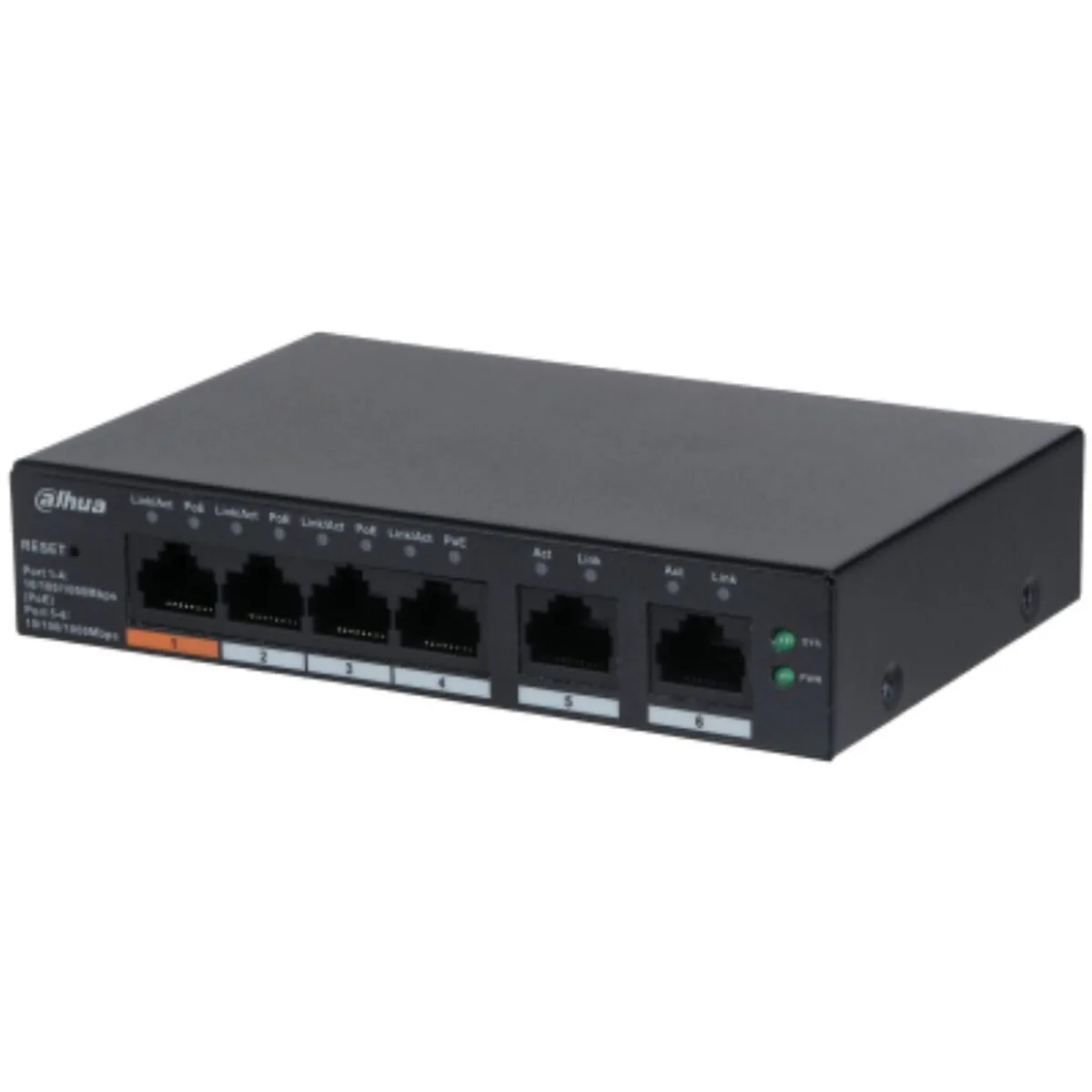 Dahua CS4006-4GT-60 Unmanaged L2 PoE+ Switch με 4 Θύρες Gigabit (1Gbps) Ethernet - Image 1