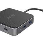 Acer USB-C Docking Station με HDMI/DisplayPort 4K PD Ethernet Γκρι (HP.DSCAB.013)
