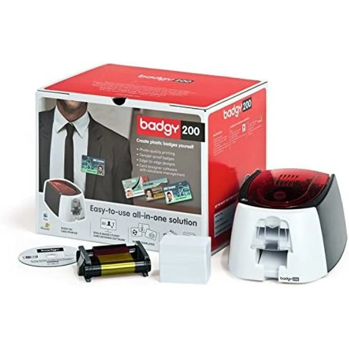 20240118135648_88416de8 Evolis Badgy 200 Έγχρωμoς Εκτυπωτής Θερμικός 15B22U0000RS - Image 1