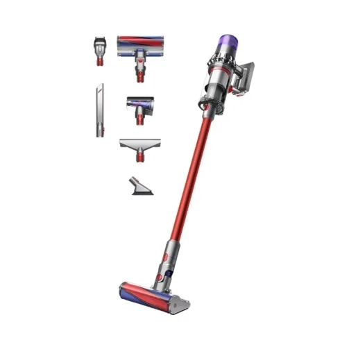 20240122140850_dyson_v11_fluffy_epanafortizomeni_skoupa_stick_cheiros_25_2v_asimi Dyson V11 Fluffy Επαναφορτιζόμενη Σκούπα 2 σε 1 Stick & Χειρός 25.2V Κόκκινη - Image 1