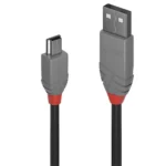 Lindy USB 2.0 Cable USB-A male - Μαύρο 1m 36722