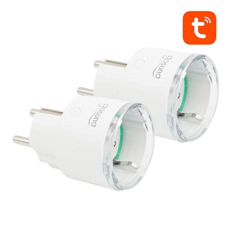 20240124085337_gosund_smart_polyprizo_me_diakopti_leyko_sp111_2 Gosund Smart Μονόπριζο 2τμχ SP111-2 - Image 1