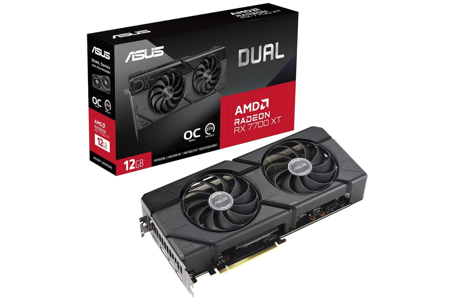 Asus Radeon RX 7700 XT 12GB GDDR6 OC Edition Κάρτα Γραφικών 90YV0JZ0-M0NA00 - Image 1