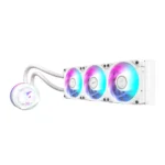 Gigabyte Aorus Waterforce X II 360 ICE Υδρόψυξη Επεξεργαστή Τριπλού Ανεμιστήρα 120mm για Socket AM4/AM5/1700/1200/115x με ARGB Φωτισμό Λευκή