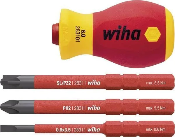 20240129132816_wiha_katsavidi_me_enallassomenes_mytes_softfinish_electric_slimvario_41230 Wiha Κατσαβίδι Νάνος Softfinish Electric Slimvario 41230 - Image 1