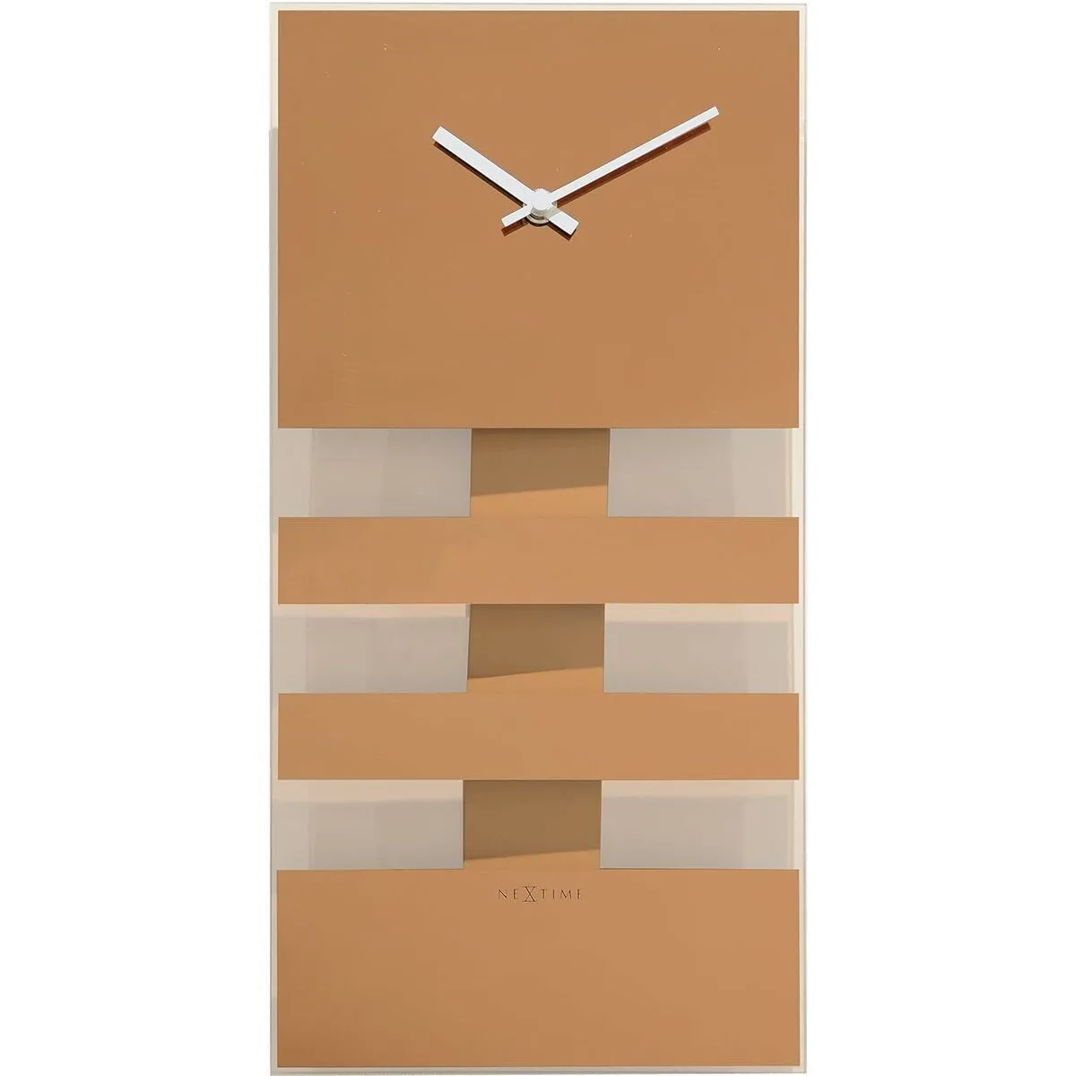 20240201131053_nextime_roloi_toichou_38cm_2855co Nextime Ρολόι Τοίχου Μπεζ 38x19cm 2855CO - Image 1