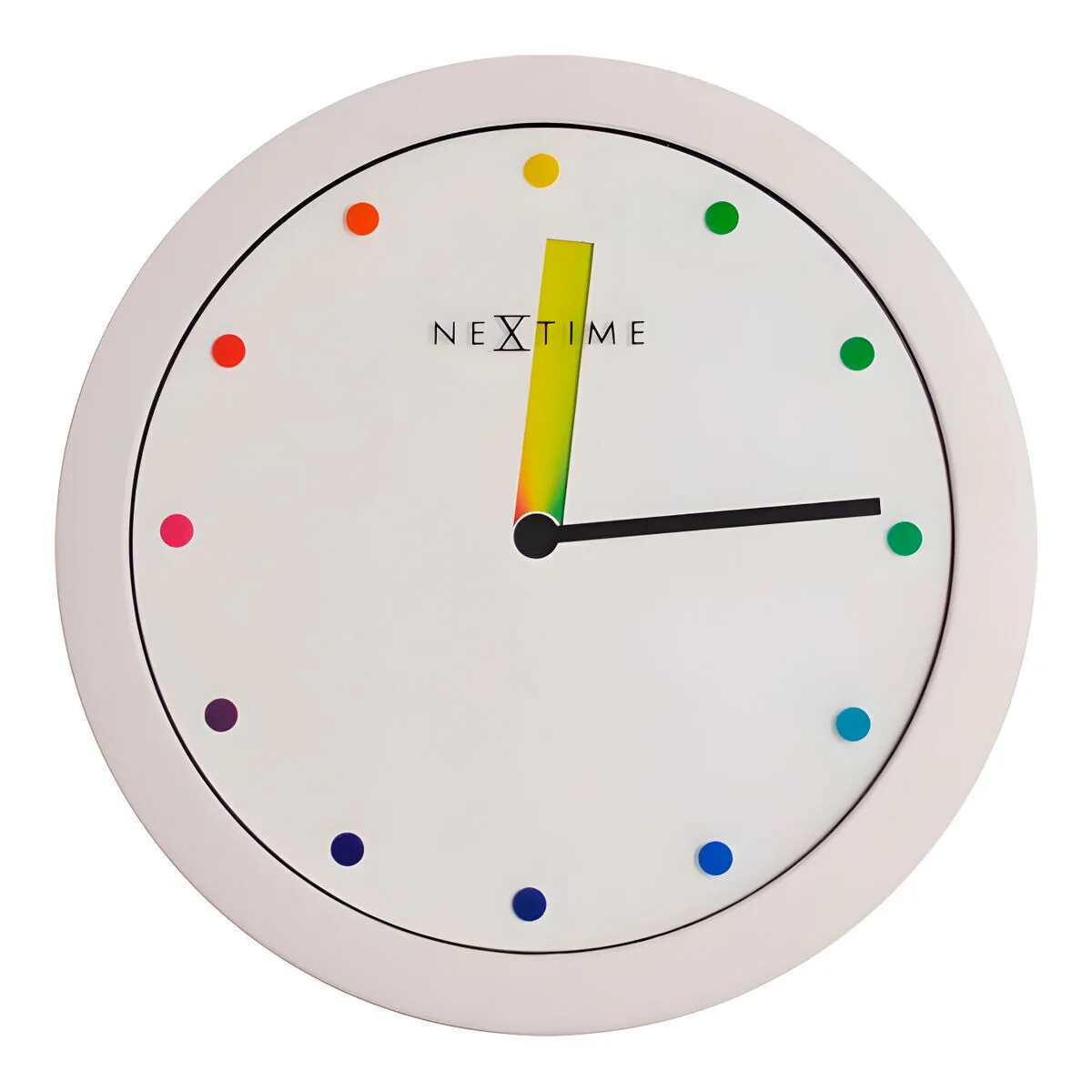 20240201131053_nextime_roloi_toichou_plastiko Nextime Ρολόι Τοίχου Πλαστικό Λευκό - Image 1