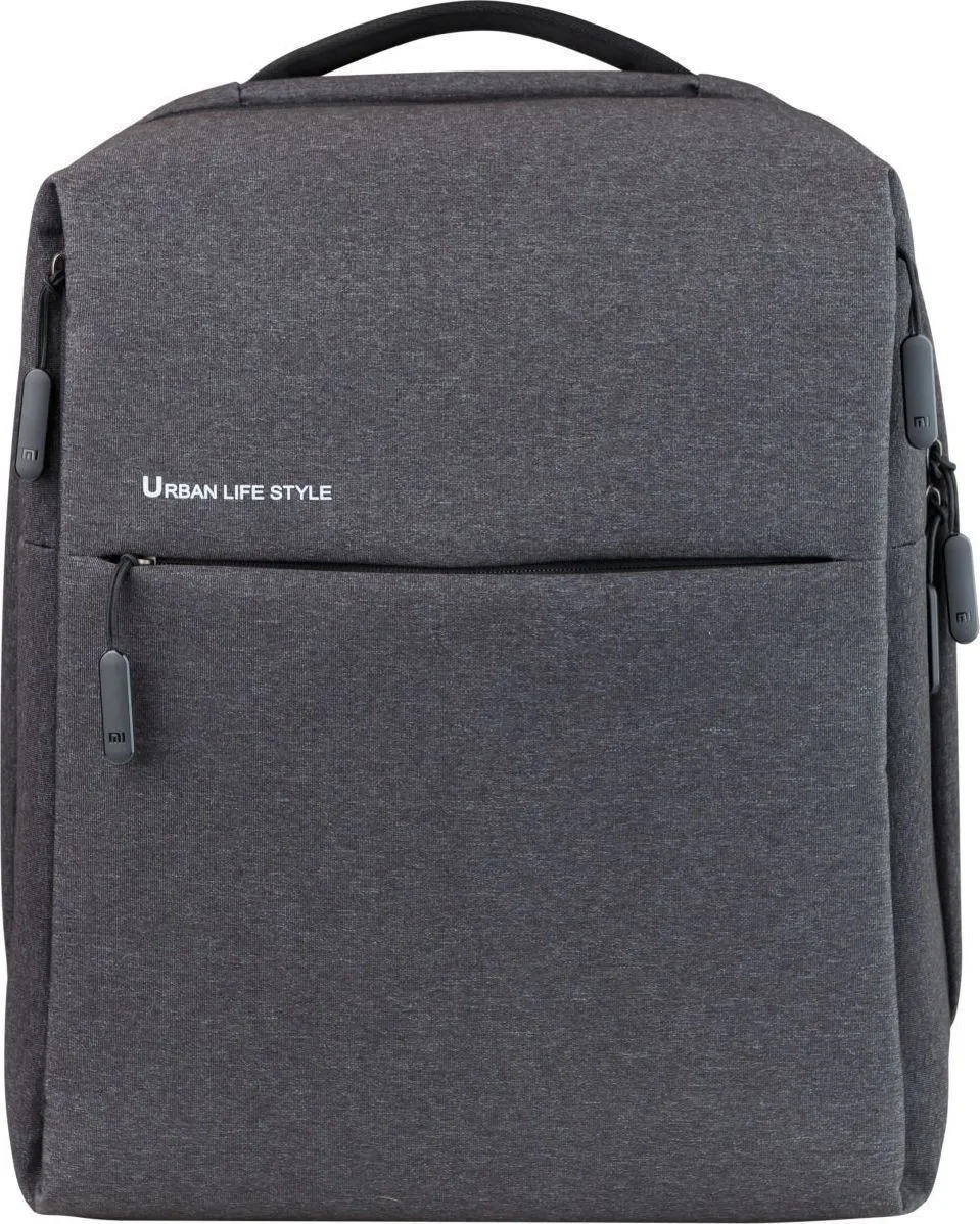 20240202130453_xiaomi_mi_city_adiavrochi_tsanta_platis_gia_laptop_15_6_se_gri_chroma Xiaomi Mi City Αδιάβροχη Τσάντα Πλάτης για Laptop 15.6" Dark Grey - Image 1