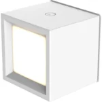 NewGarden Επιτοίχιο Εξωτερικό Φωτιστικό IP54 7.5x7.5εκ. LUMBOX080BXWLNW