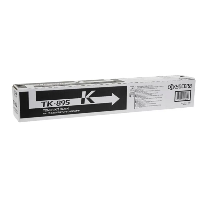 Kyocera TK-895K Γνήσιο Toner Laser Εκτυπωτή Μαύρο 12000 Σελίδων TK-895K - Image 1