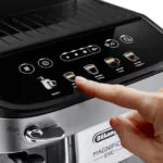 De'Longhi Magnifica Evo Αυτόματη Μηχανή Espresso 1450W Πίεσης 15bar με Μύλο Άλεσης Silver Black